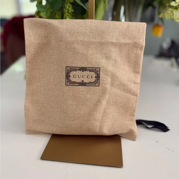 Gucci GG Marmont Floral Embroidered Matelasse Denim Zip Around Wallet - Picture 12 of 13